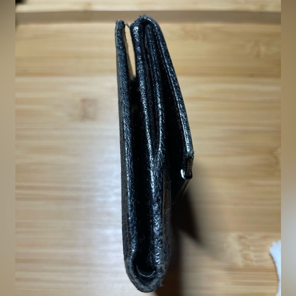 GUCCI GG Logo Plate Canvas Leather Card Bil Wallet Medium Monogram - Picture 4 of 10